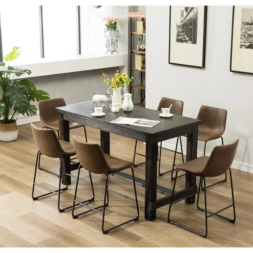 

7 Piece Counter Height Dining Set||