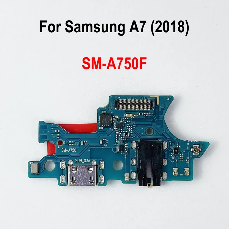 Charging Flex For Samsung Galaxy A7 (2018) A750 SM-A750F USB Charge Port Jack Dock Connector Charging Board Flex Cable