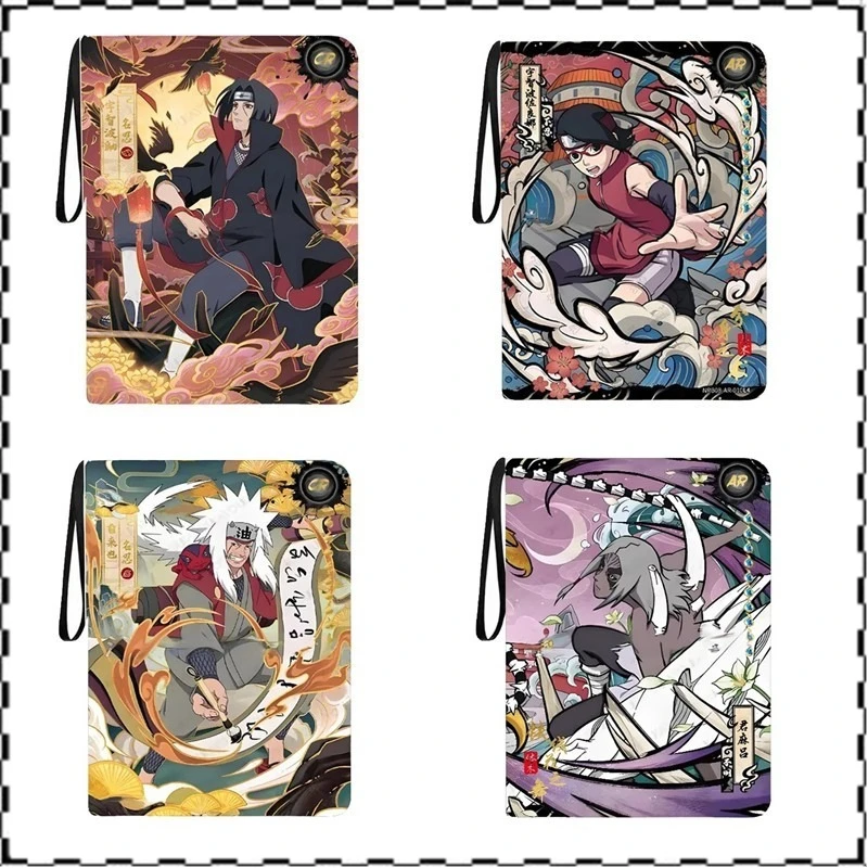 

Папка для карточек Наруто на 4-9 карманов, держатель для коллекционных карточек, папка для аниме-карточек с 50 внутренними страницами, держатель на молнии, вмещает до 400-900 карточек, подарок