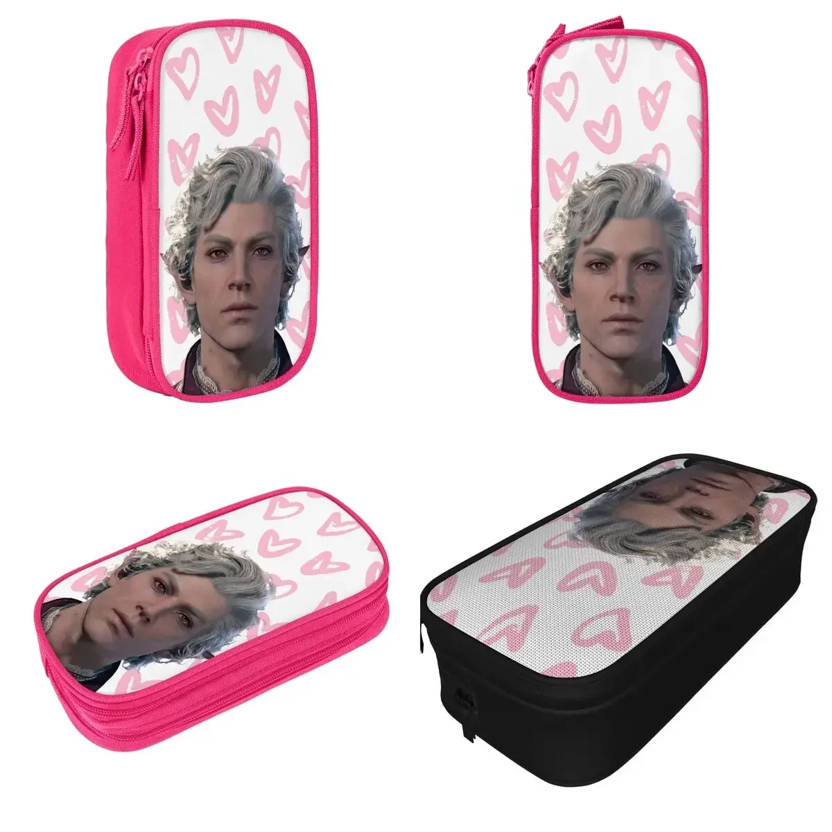 Astarion Baldur's Gate Love Pencil Case Pencil Box Pen Holder for Girls Boys Big Capacity Bag School Supplies Gifts Accessories
