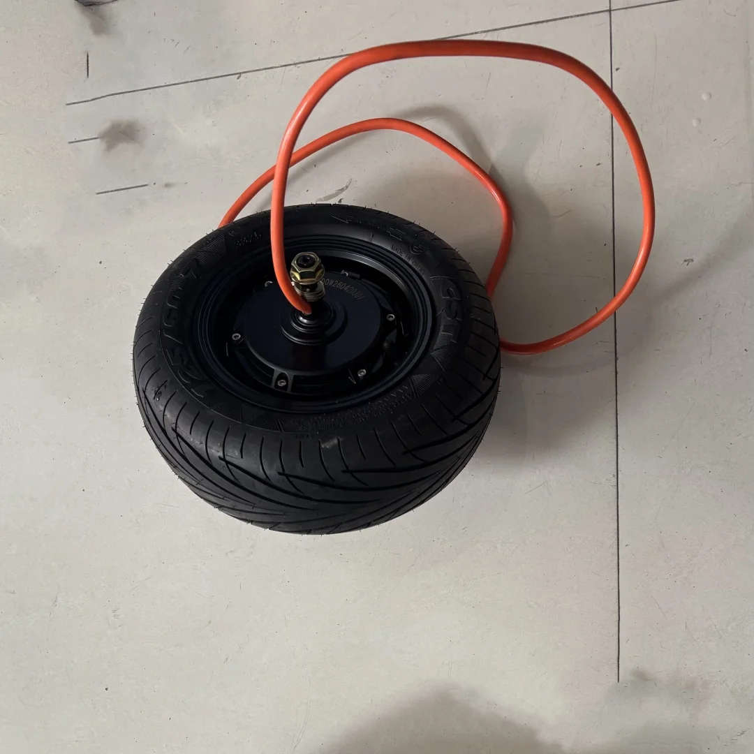 

Бесщеточный мотор-колесо JL 4000W 5000W 7500W 60MM с оранжевым проводом, 60V 72V, для электросамокатов, с шиной 125/60-7