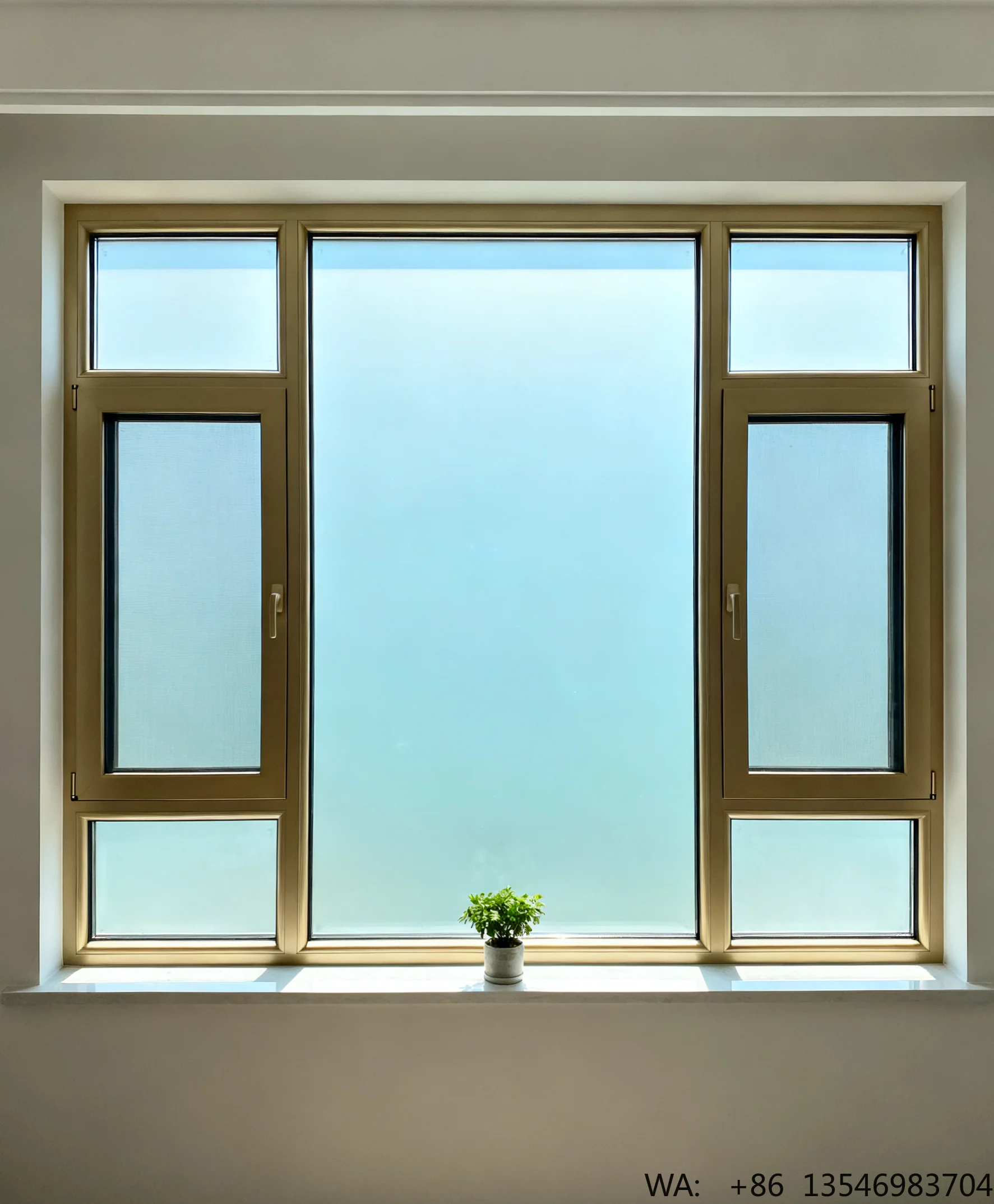 Minimalist Double Glazed Aluminum Frame Windows Thermal Break Soundproof Hurricane Horizontal Opening Swing Style Bedroom School