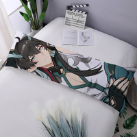 Honkai Star Rail Dan Heng Cushion Cover Pillowcase Bed Decoration Comfort Sofa Rectangle Dakimakura Long Pillow Cover