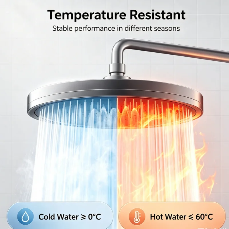 High Flow Supercharged Rain Showerhead 230mm Round Overhead Spray 6 Function Adjustable High Pressure Shower Head Bathroom Acces image 5