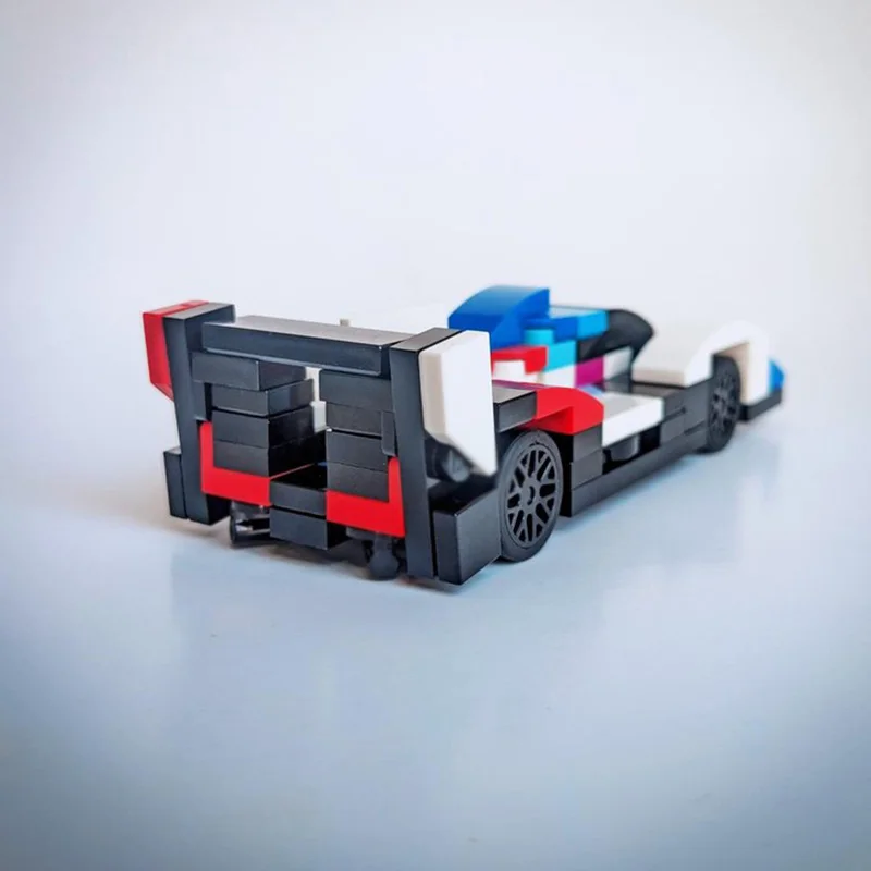 Speed Racing Car Model MOC Building Bricks M Hybrid Le Mans Racing Modular Technology Gifts Holiday Assemble Children Toys Suit