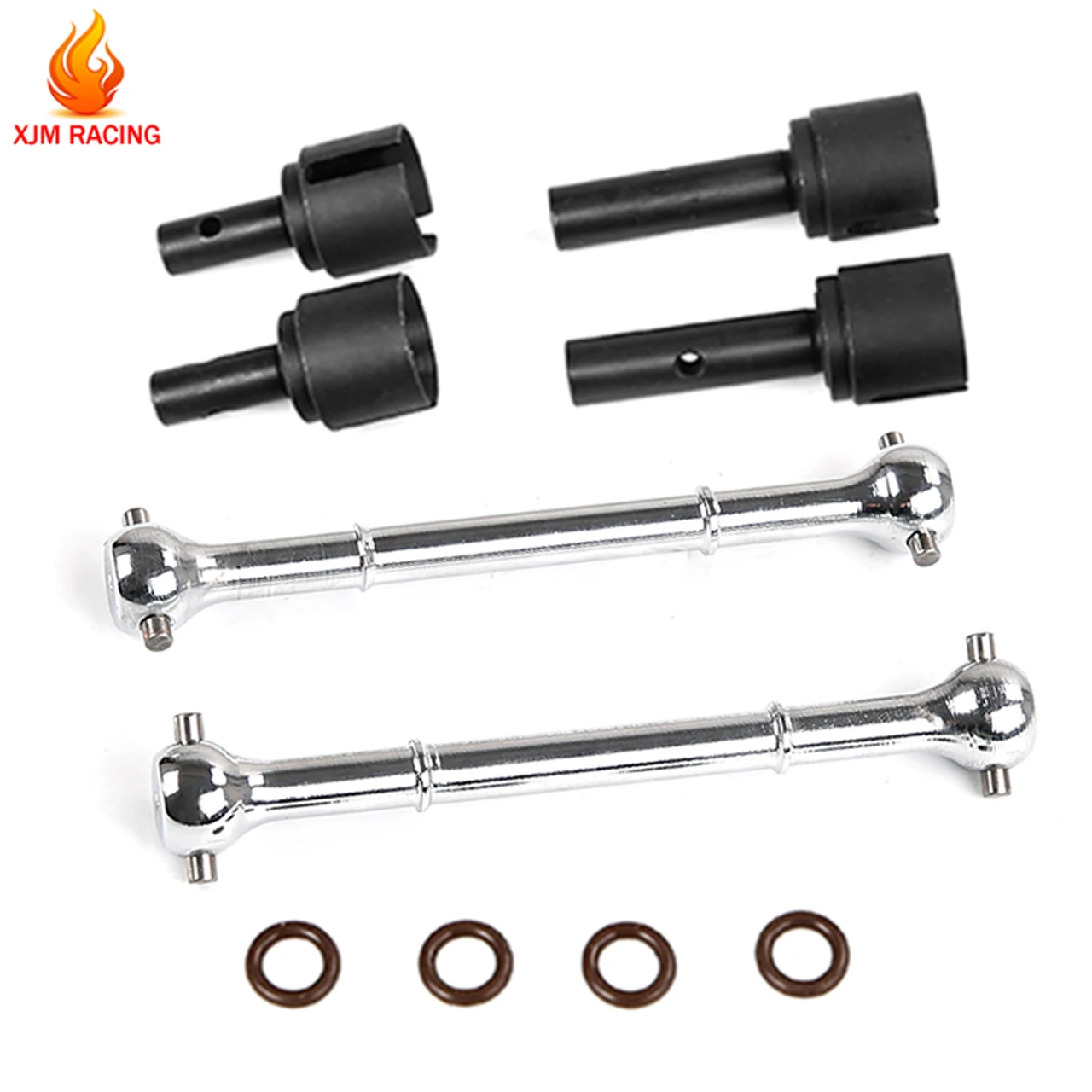 CNC Metal Driving Dog Bone Kit (Strengthen 5mm Half Shaft) for 1/5 GTB Racing Hpi Rofun Rovan Km Mcd Baja 5b 5t 5sc Rc Car Parts