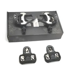 Road Bike Pedals suitable forLookKeo forShimano self-locking professional bike pedal With Cleats Bike Pedal Bicycle Accessorie