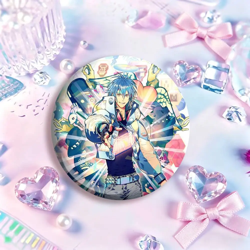 D-DRAMAtical Murder Clear Aoba  Icon Badge Handmade Tinplate Brooch for Chest Ornament Gifts Easter decorations