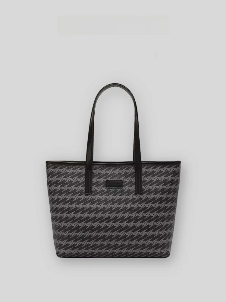 Bolsa Tote de Luxo Clnoe Kenok para Mulheres, Grande Capacidade, Nova Bolsa de Ombro para Estudantes Universitárias 2025