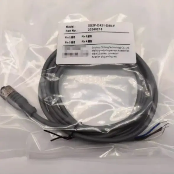 Sensor connection cable XS3F-M422-415-A XS3F-M421-415-A XS2F-D421-J80-F XS2F-D422-J80-F XS2F-D421-C80-F XS2F-D422-C80-F  i
