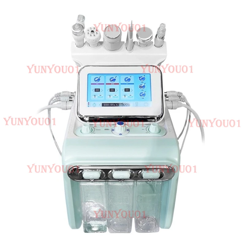 Six-in-one Small Bubble 2nd Generation Facial Care, Face Wash, Oxygen Injection, Blackhead Absorber, Beauty Instrument
