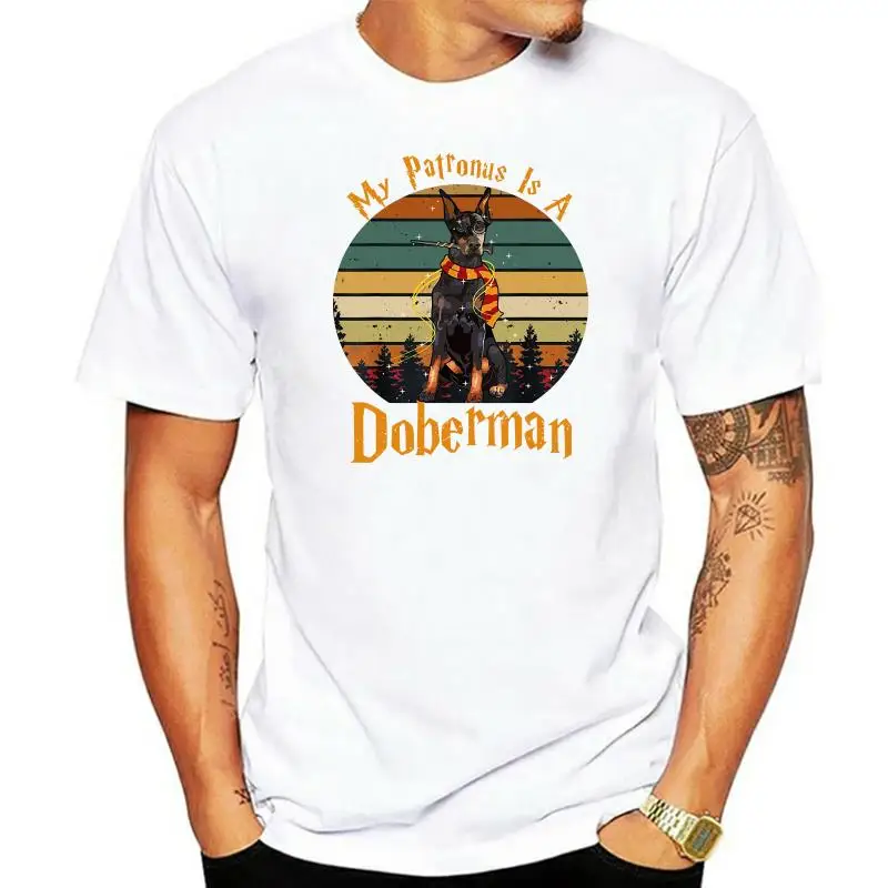 My Patronus Is A Dobermann Dog Christmas Gift For Dog Lover T-Shirt