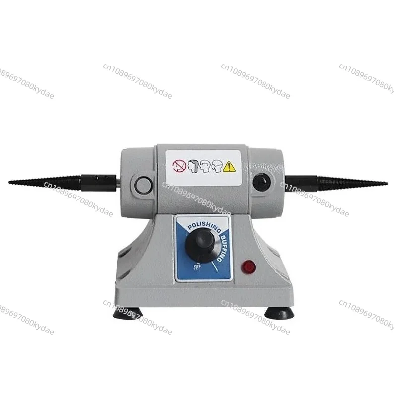 

7000rpm Small Power Adjustable Double-Head Tabletop Buffing Wheel Polisher for Foredom Bench Lathe Grinding Machine