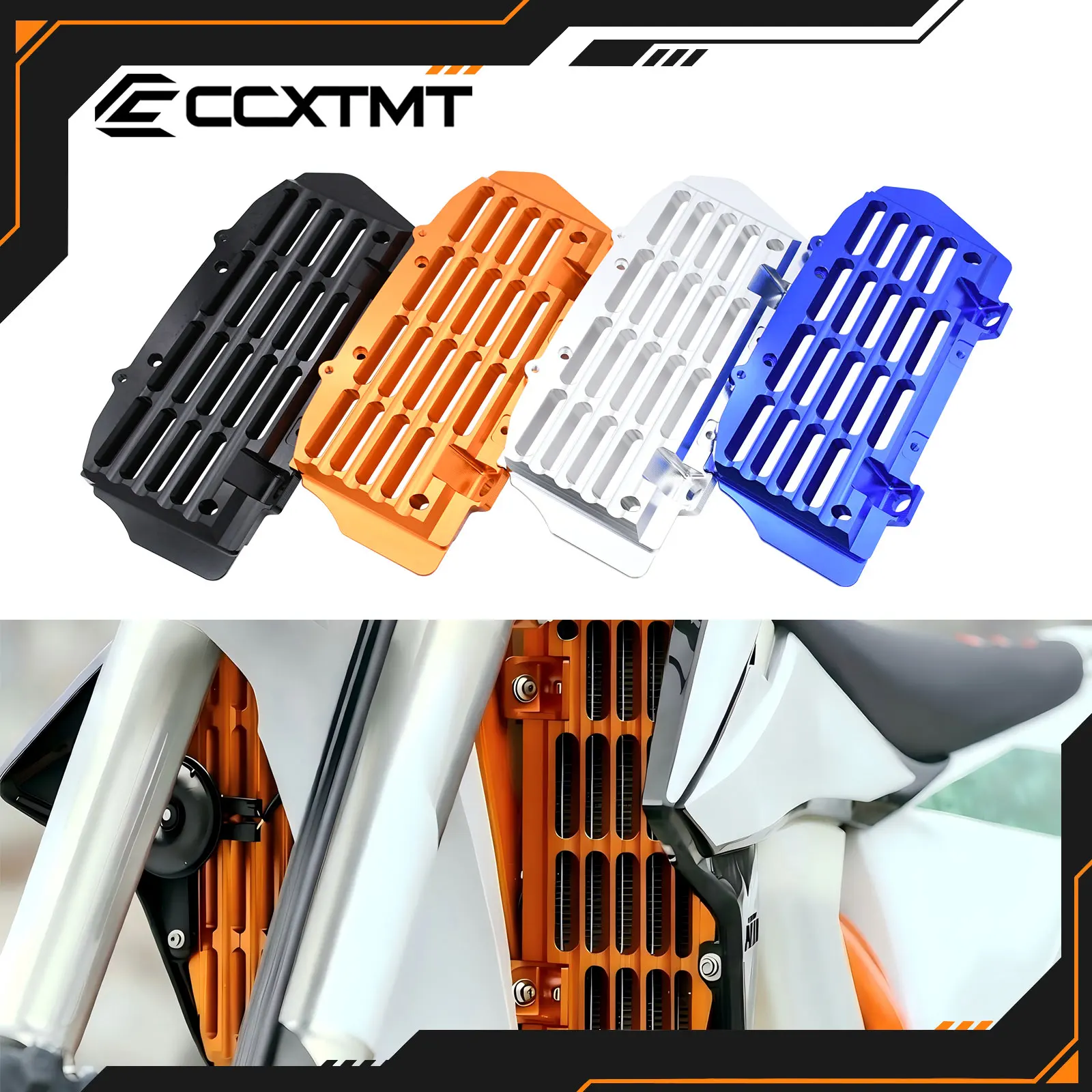 

Motorcycle Radiator Protector Guard For KTM EXC EXCF XCW 125-500 2017-2025 For GasGas EC EX MC F 2021-2025