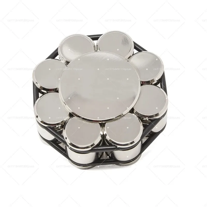 550g Stainless Steel LP Turntable Stabilizer Anti-Vibration Non-Slip Vinyl Disc Weight 69x28mm