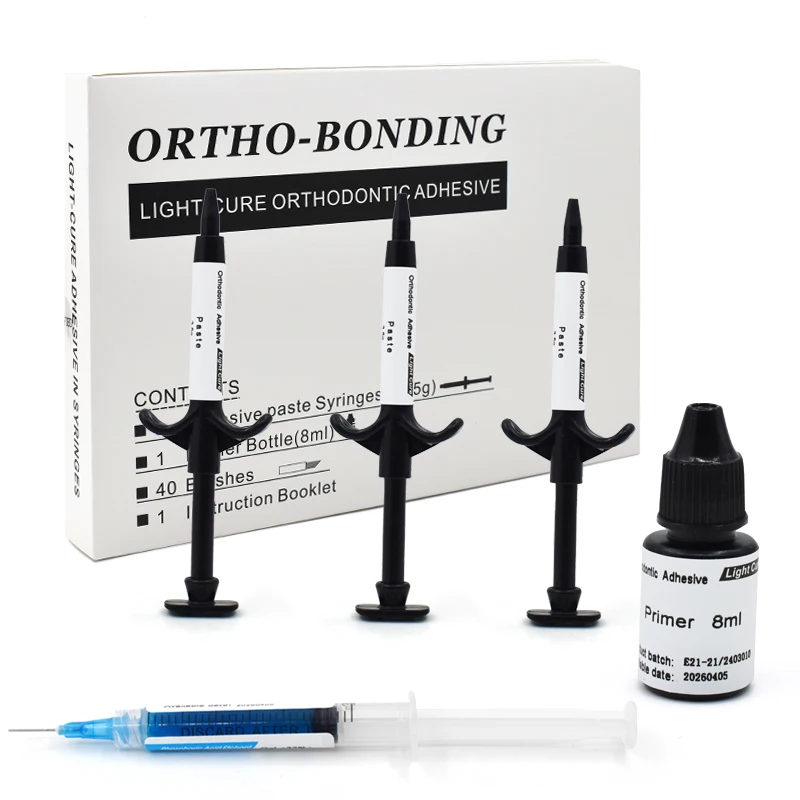 Dental High-Quality ORTHO-BONDING Light-Cure Orthodontic Adhesive Kit for Dental Brackets