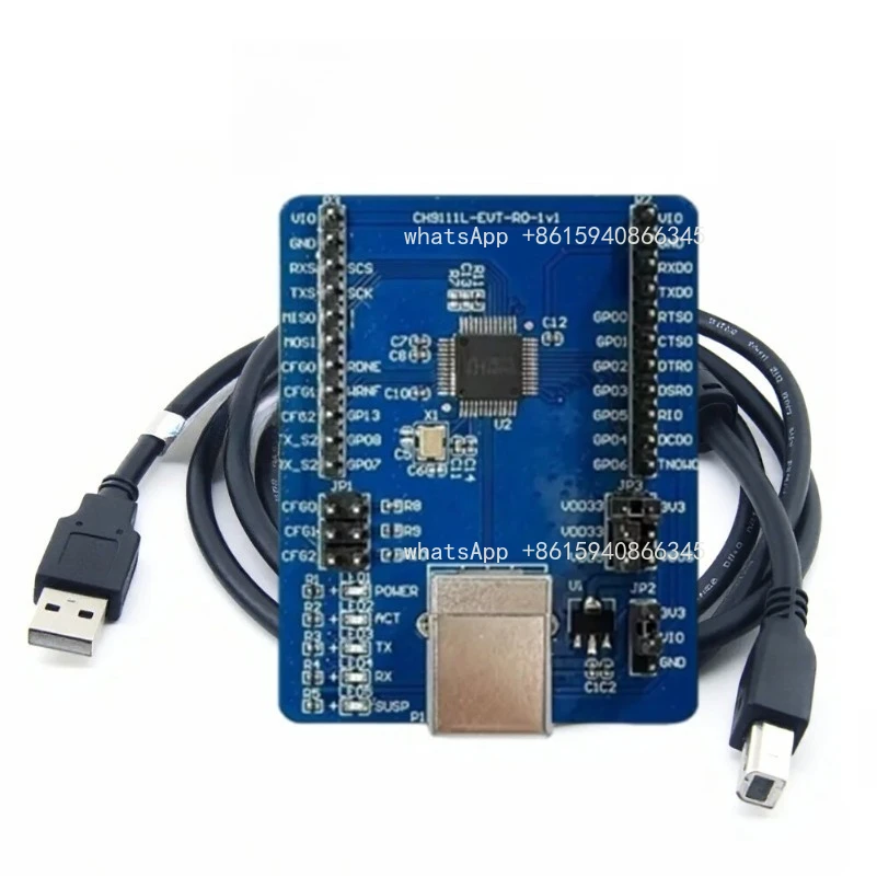 for USB to High-Speed UART/SPI Serial Interface Adapter Board CH9111 Chip 480Mbps High-Speed