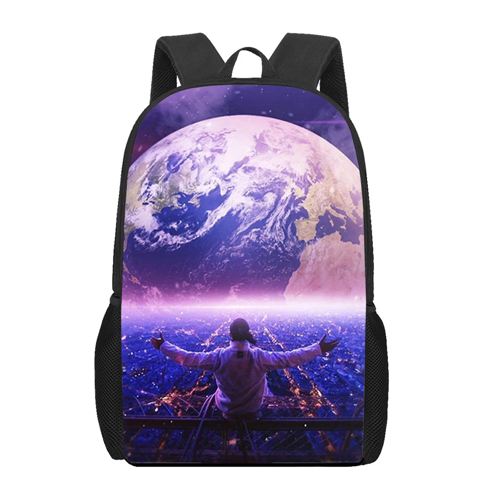 PNL Hip Hop Rapper Pattern Backpack Girls Boys Book Bag Students Daily School Bags Teenager Woman Men Casual Storage Bagpack