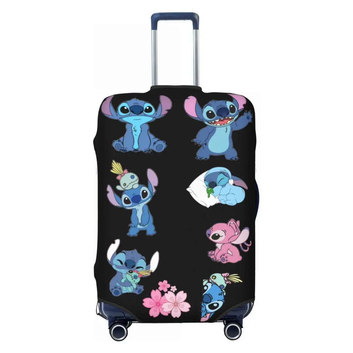 

Custom S-Stitch Anime Jigsaw Puzzle Luggage Cover Protector Fashion Travel Suitcase Covers for 18-32 Inch