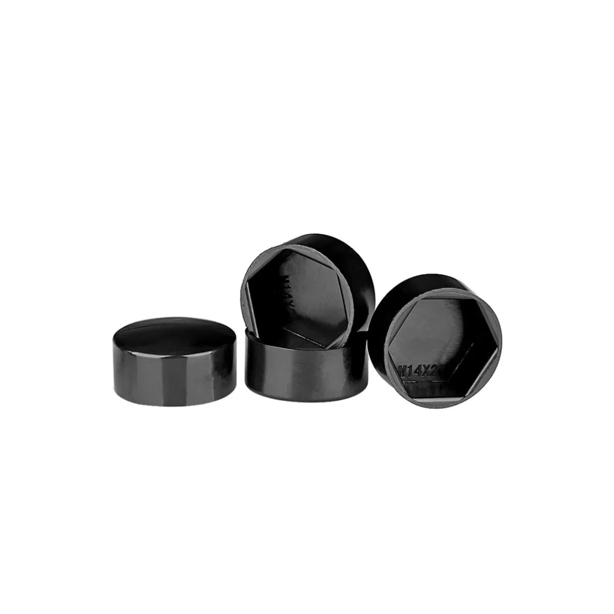 Hexagonal Nut Flat Head Plastic Protective Cap External Hexagonal Screw Low Head Decorative Cap Dust-Proof Cover