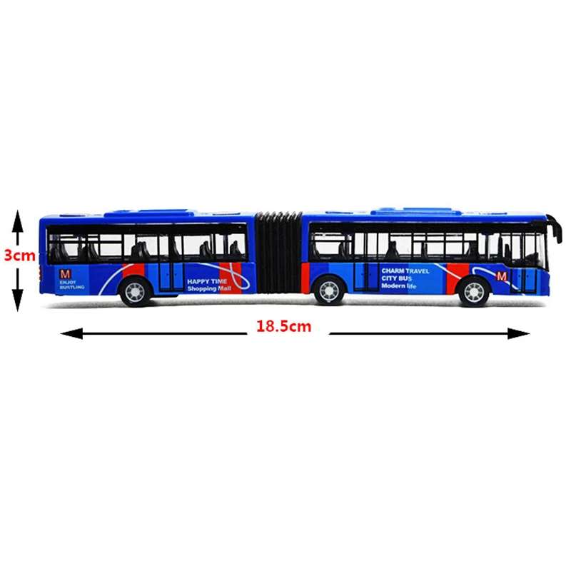 2024 Alloy Bus Model Vehicles City Express Bus Double Buses Diecast Vehicles Toys Funny Pull Back Car Children Kids Gifts