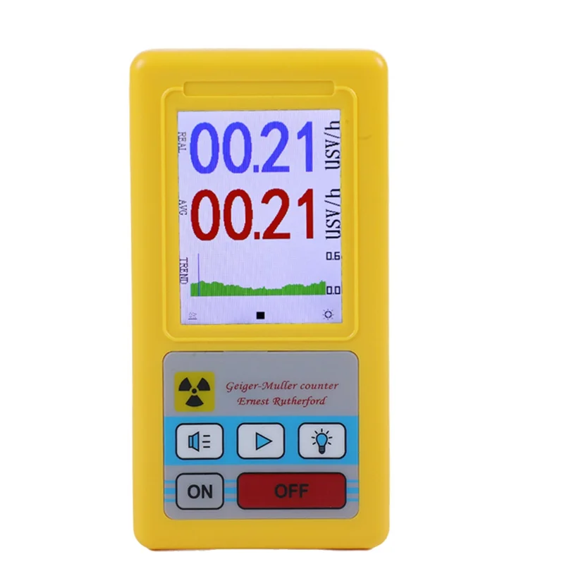 -ABGQ LCD Radioactive Tester, Personal Dosimeter For Nuclear Radiation Detection, X-Ray Beta Gamma Detector For Marble Tools