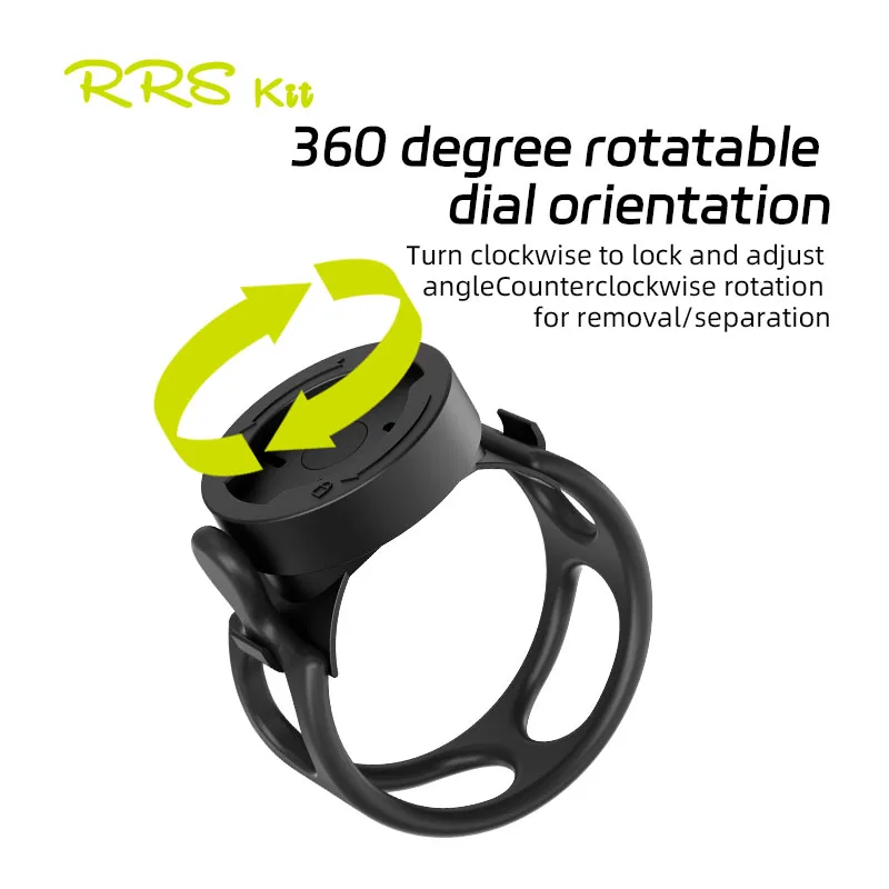 RRSKIT Suporte giratório de 360 graus para guidão de bicicleta de estrada MTB para Garmin IGPSPORT WAHOO XOSS Suporte para computador de bicicleta
