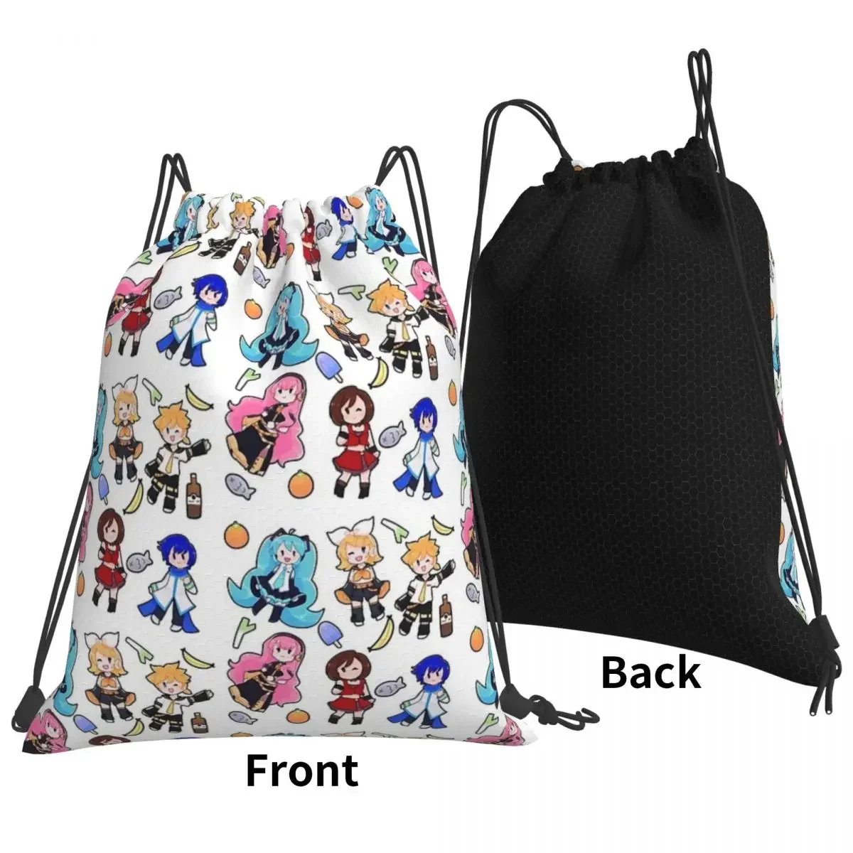 Vocaloid chibi chaos! Rucksäcke Multifunktions-Kordel zug Taschen Kordel zug Bündel Tasche Kleinigkeiten Tasche Bücher tasche für Reises tu denten