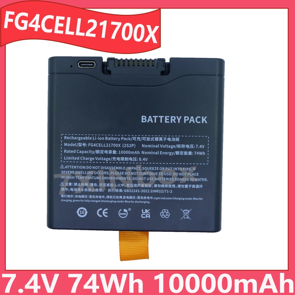 

FG4CELL21700X 7.4V 10000mAh Battery For JBL PartyBox Club 320 Xtreme4 Drum Set 4th Generation Bluetooth Speaker With TYPE-C