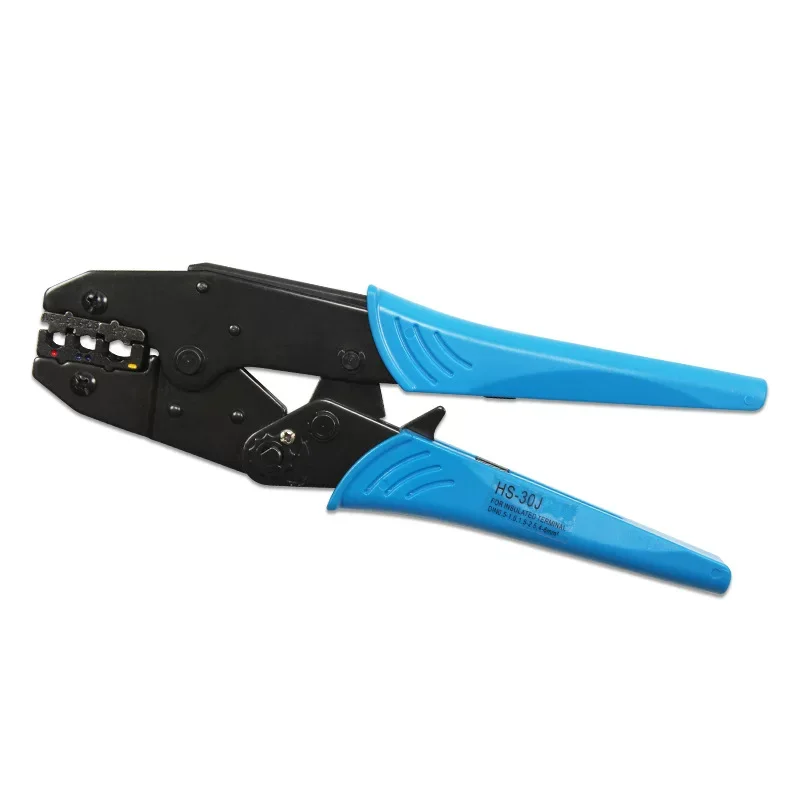 

Carbon Steel Portable Hand Tool Crimping Plier Ratchet Control Fits For 0.5mm-6mm RV SV Series Cable Terminal Lug