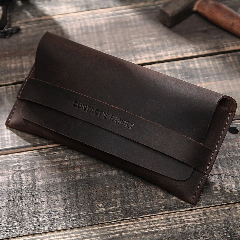 Cigarette Pipe Bag Folding Creative Roll Rope Strapping Leather Vintage Pipe Bag Hand Tobacco Pack Cigarette Accessories