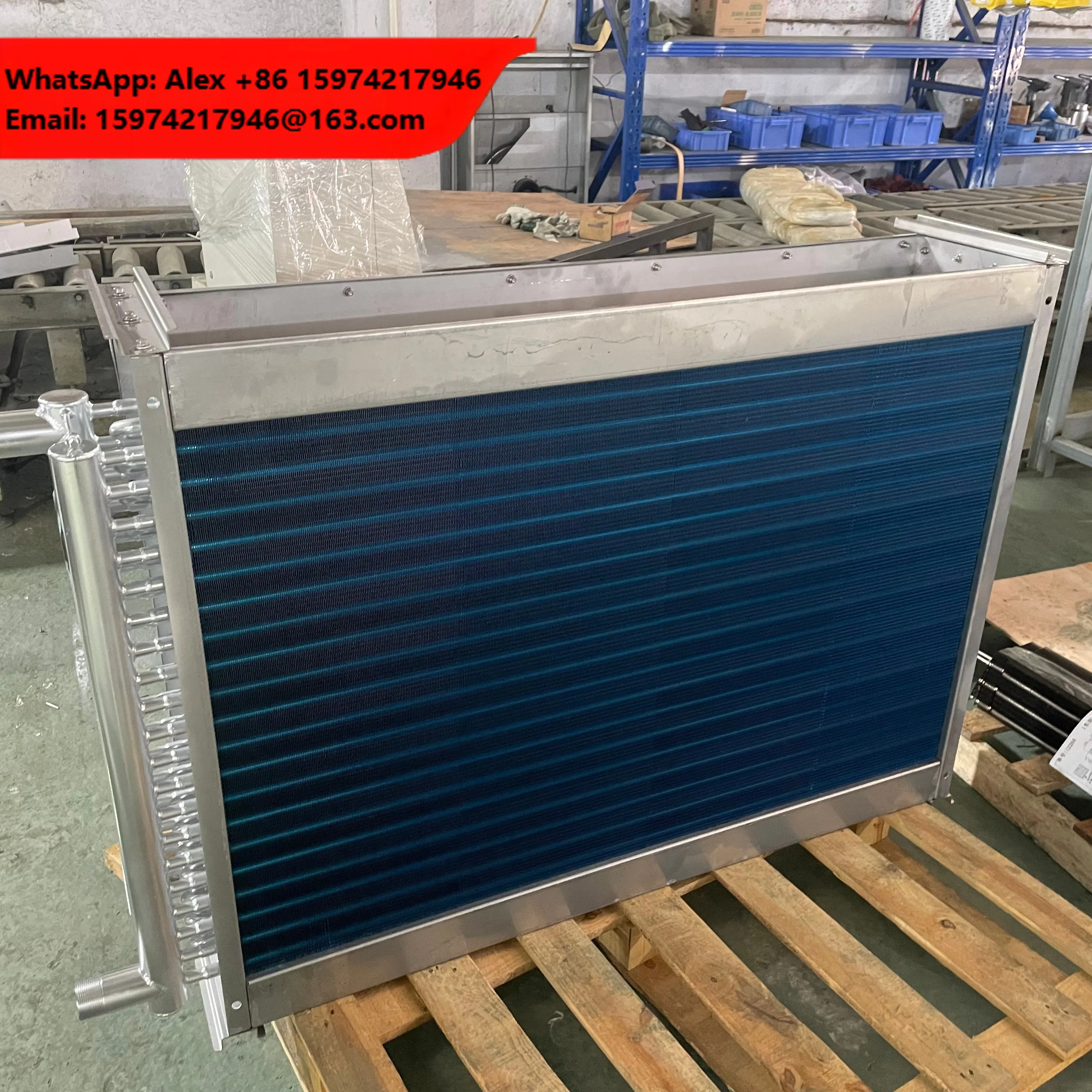 High-Efficiency Copper Tube Fin Heat Exchanger For Commercial A/C & Industrial Refrigeration Durable Performance