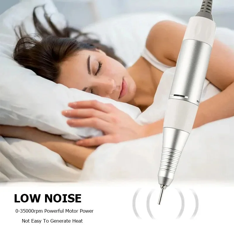 جديد المهنية الكهربائية مسمار الحفر مقبض 35000 دورة في الدقيقة مسمار الفن الحفر قبضة ملف البولندية ماكينة الطحن مانيكير الحفر التبعي #4