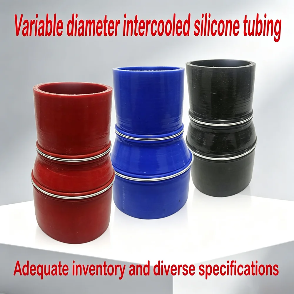 Universal Silicone Hose Reducer 16mm-180mm Straight Intercooler Turbine Intake Pipe Coolant Tube for Automotive