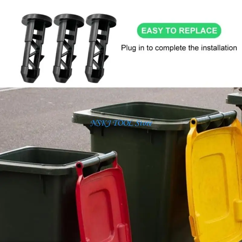 L8RC 6Pcs Dustbin Cover Latches Plastic Plugs Dustbin Accessories Tool Easy to Use