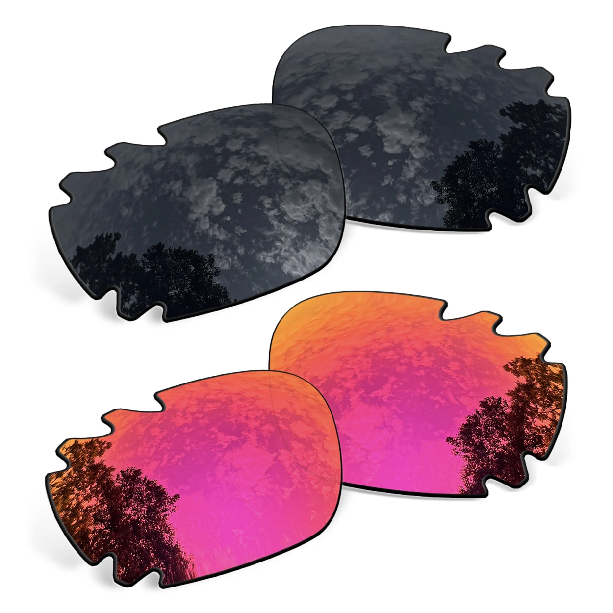 

POLARIZED Replacement Lenses for Oakley Racing Jacket Vented Asian Fit Multiple Color Options