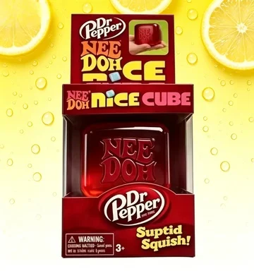 

@Schylling NeeDoh Dr Pepper Squishy Toy Stress Relief Soft Squeeze Fidget Cube for Kids Adults Anxiety Sensory Festival Gifts
