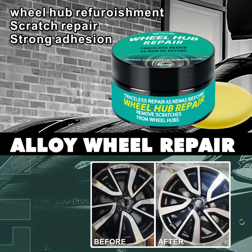 

100 г воск для ремонта царапин на колесах автомобиля, ремонт повреждений, воск для глубокого ухода за металлическими деталями, ремонт царапин не оставляет любых следов, костюм