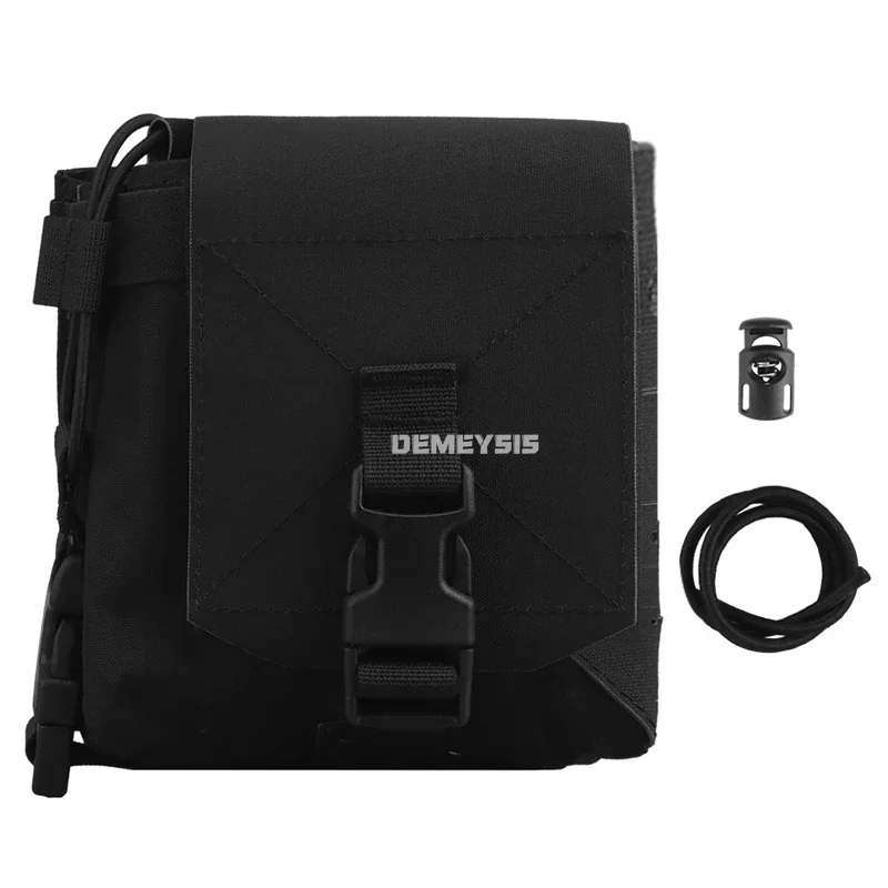 Tactical Recycling Bag Dump Pouch Shooting Hunting CS MOLLE Drop Pouch Durable Airsoft Paintball Magazine Radio Storage Bag