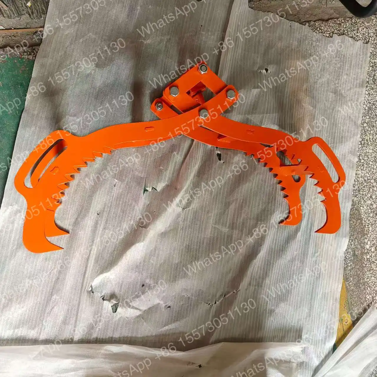 28 Log Lifting Pliers 4 Claw Log Pliers Steel Log Grab 1000 Pounds Lifting Rotary Grab