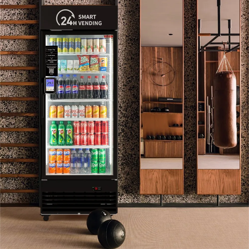 آلة بيع الطعام الذكية AI لمكتب فندق الصالة الرياضية موزع المشروبات الخفيفة الأوتوماتيكي مع الذكاء الاصطناعي (440) #1