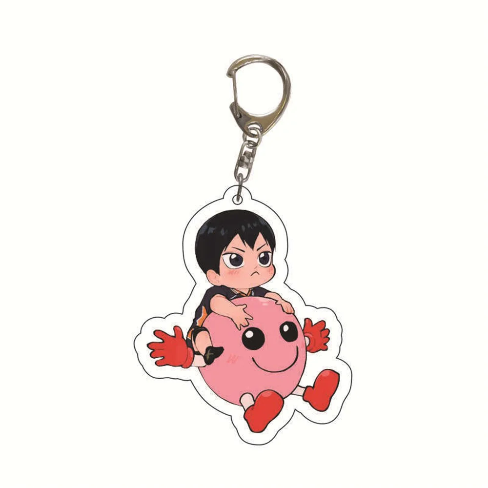 Anime Haikyu!! Volleyball Boy Keychain Tetsurou Hajime Tooru ShouYou Kenma Bokuto Tobio Keiji Accessories Pendant Christmas Gift