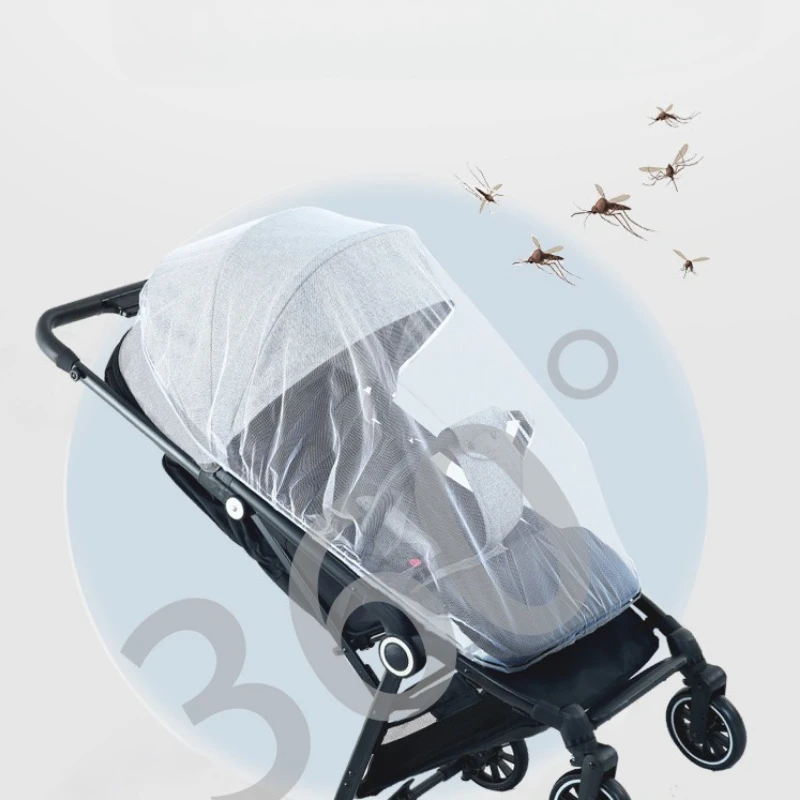 Baby Mosquito Net for Stroller Reusable Bug Net for Stroller Portable Mini Crib Portable & Durable Baby Insect Netting