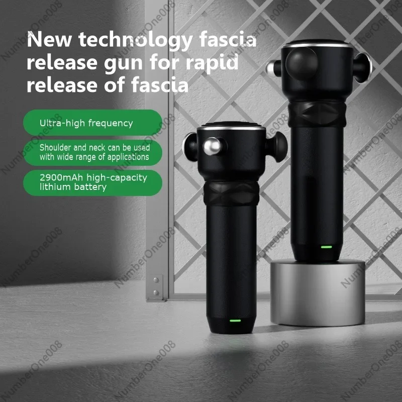 High Frequency Massage Gun Deep Tissue Muscle Relaxer Electric Percussion Massager Portable Fascia Gun