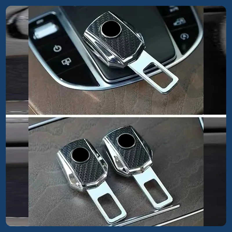 1/2/4 قطعة مضحك سيارة سبيكة مقعد حزام مشبك التوصيل موسع-ملحقات السيارة الإبداعية لأسلوب فريد من نوعه