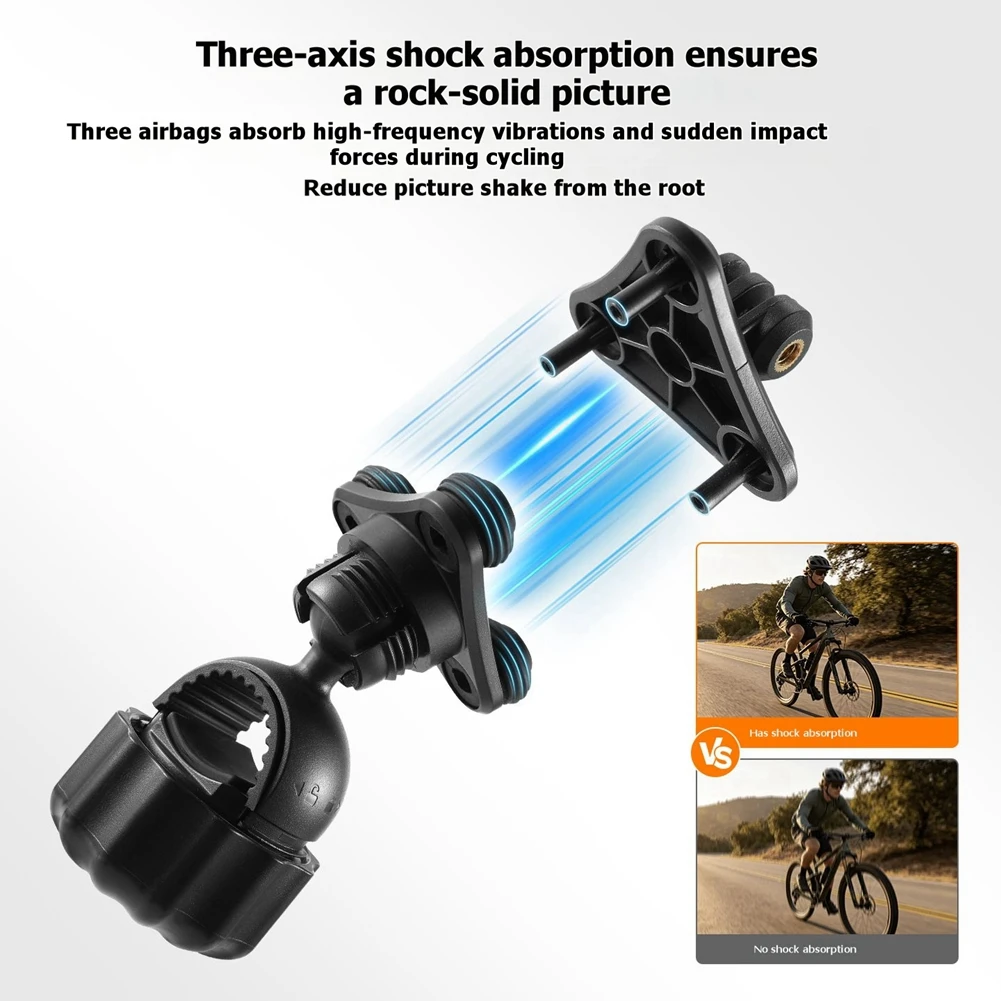 Dynamic Bike Handlebar Mount Riding Bracket for Insta360 Acepro Camera Accessories Adjustable Stable Clamp Holder