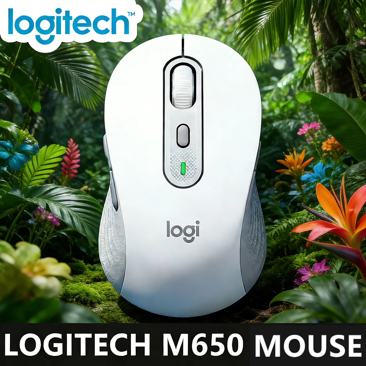 Logitech M650/M650L Wireless Bluetooth Silent Mouse, Advanced Optical Sensor, Custom Buttons, for Office Laptop