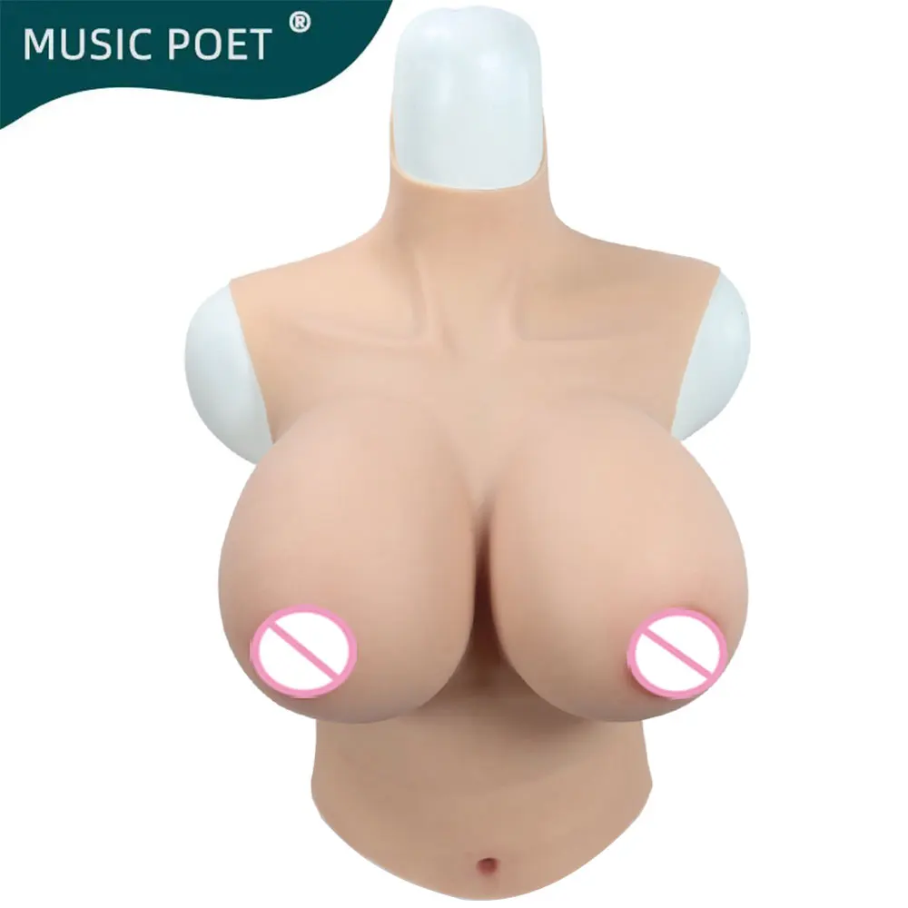 Large Silicone Breast Forms I K Cup For Crossdresser Realistic Fake Boobs Transvestite Artifical Huge Chest