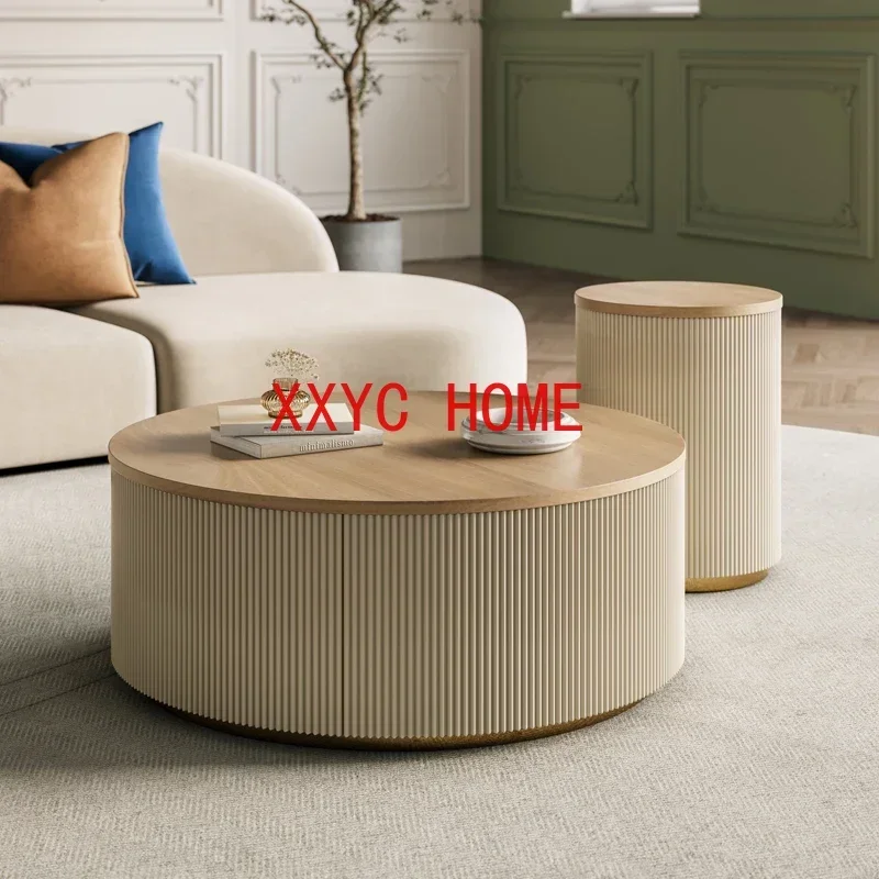 Luxury Design Coffee Table Modern Living Room Round Center Coffee Table Simple Unique Tavolino Da Salotto Interior Decoration