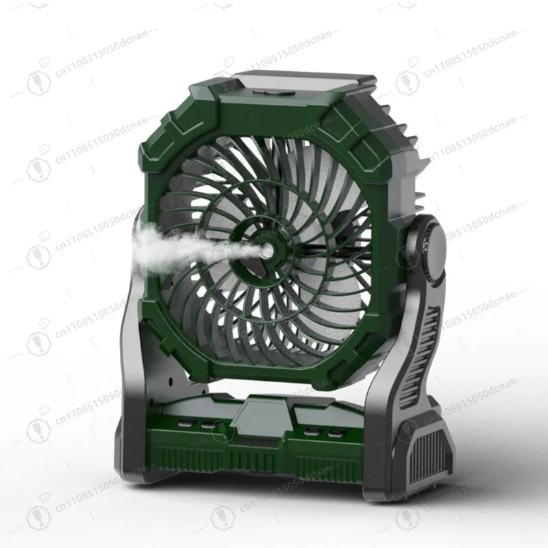 

Spray fan high wind portable office desktop cooling cooling fan charging outdoor camping fan